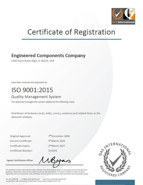 ISO 2025 Certification ISO 2025 Certification